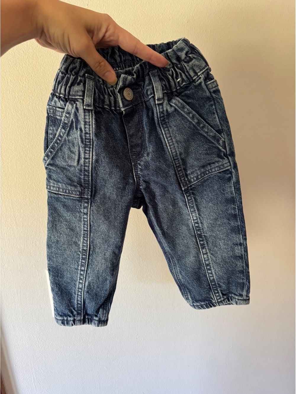Baby Gap Dark Wash Just Like Mom Barrel Jeans